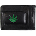 Pot Leaf  Leather Cash and Cardholder
